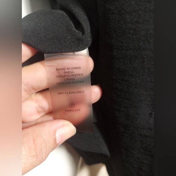 Vince Camuto Black Blazer Tailored Fit Professional Design - Picture 9 of 11